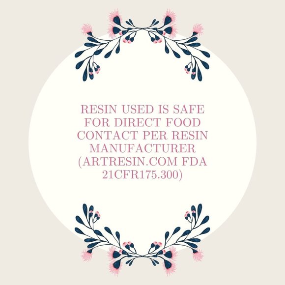 NWOT Functional Fluid Art Heart Wood Serving Tray - Picture 10 of 10